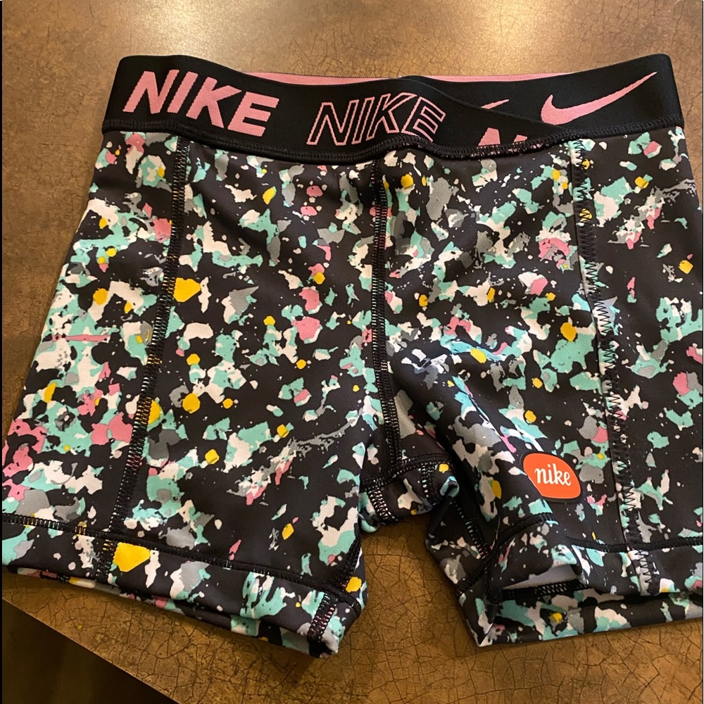Nike Pro dry fit shorts size girls small